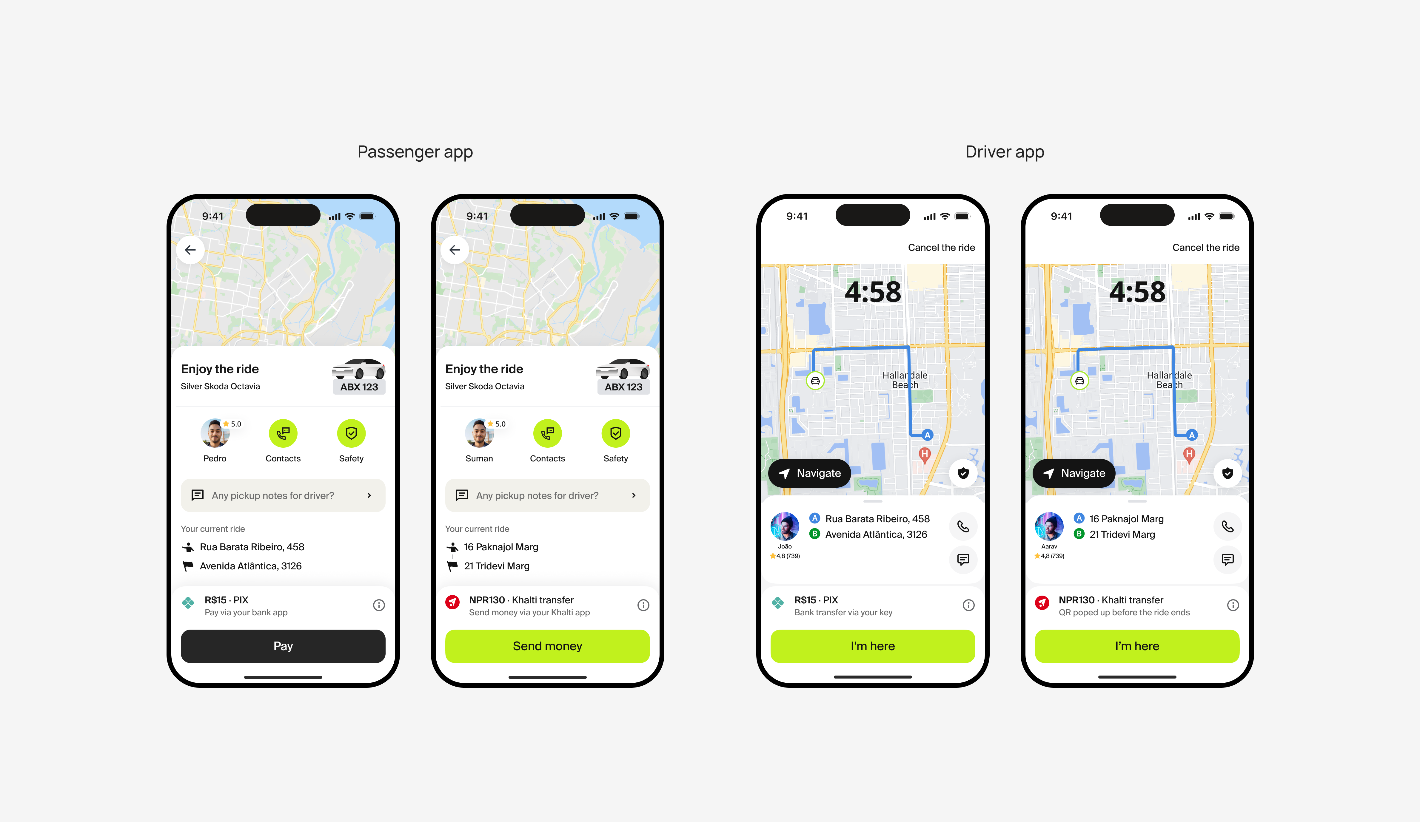 Passenger and driver app rollout