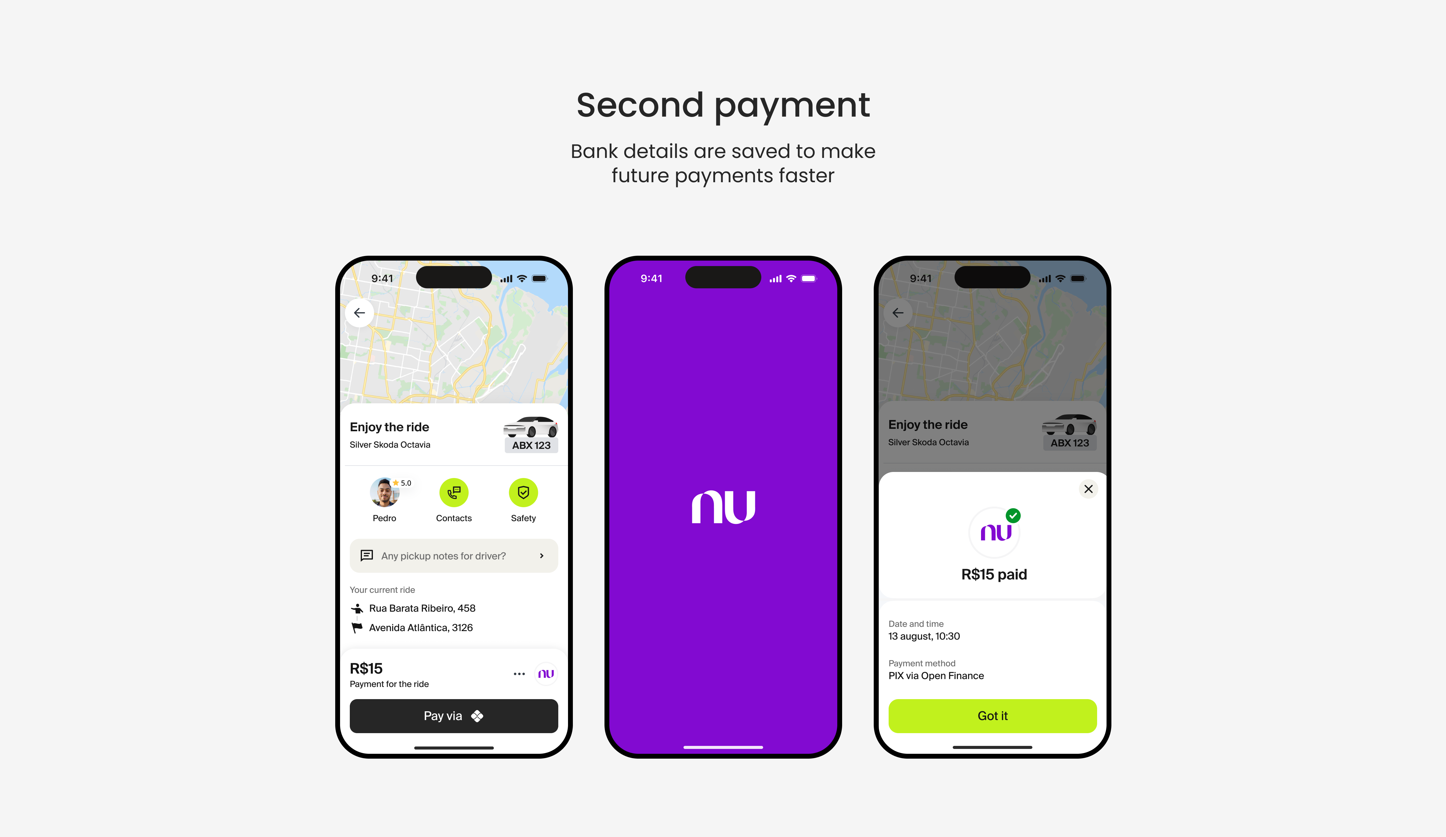 Second payment flow