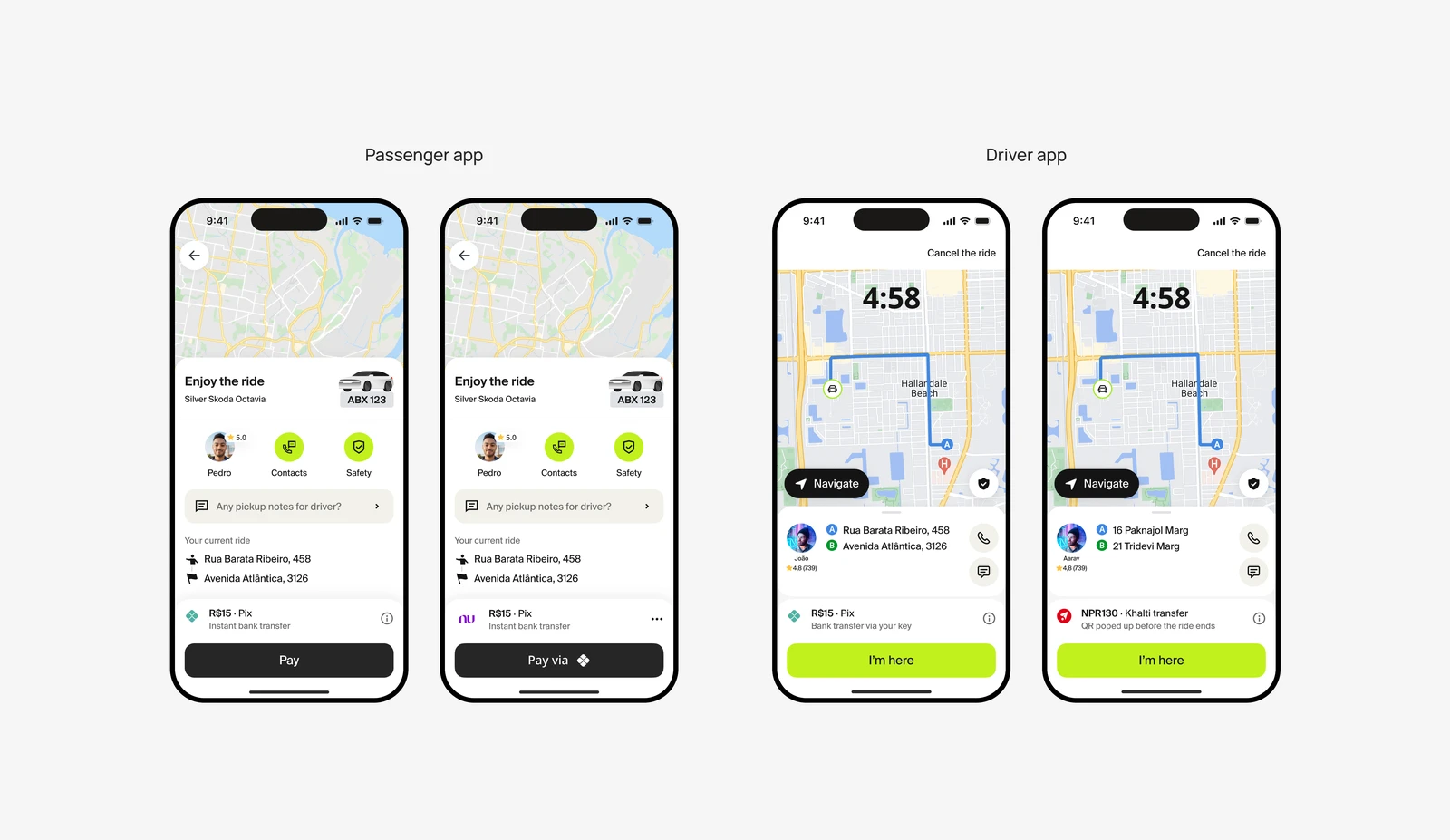Passenger and driver app rollout