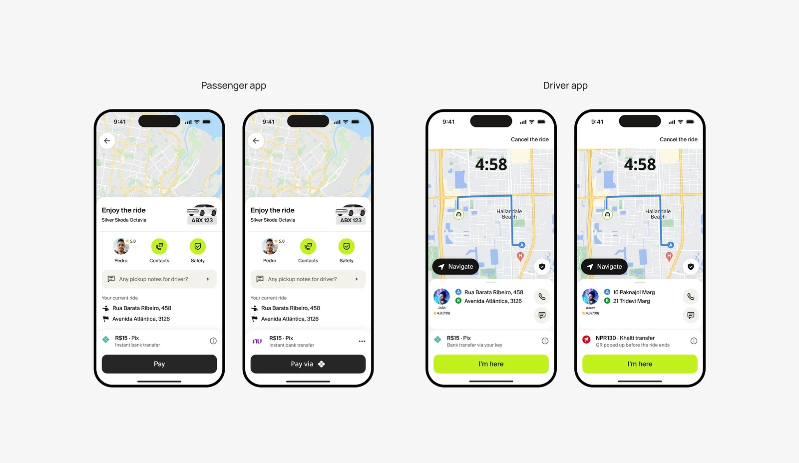 Passenger and driver app rollout