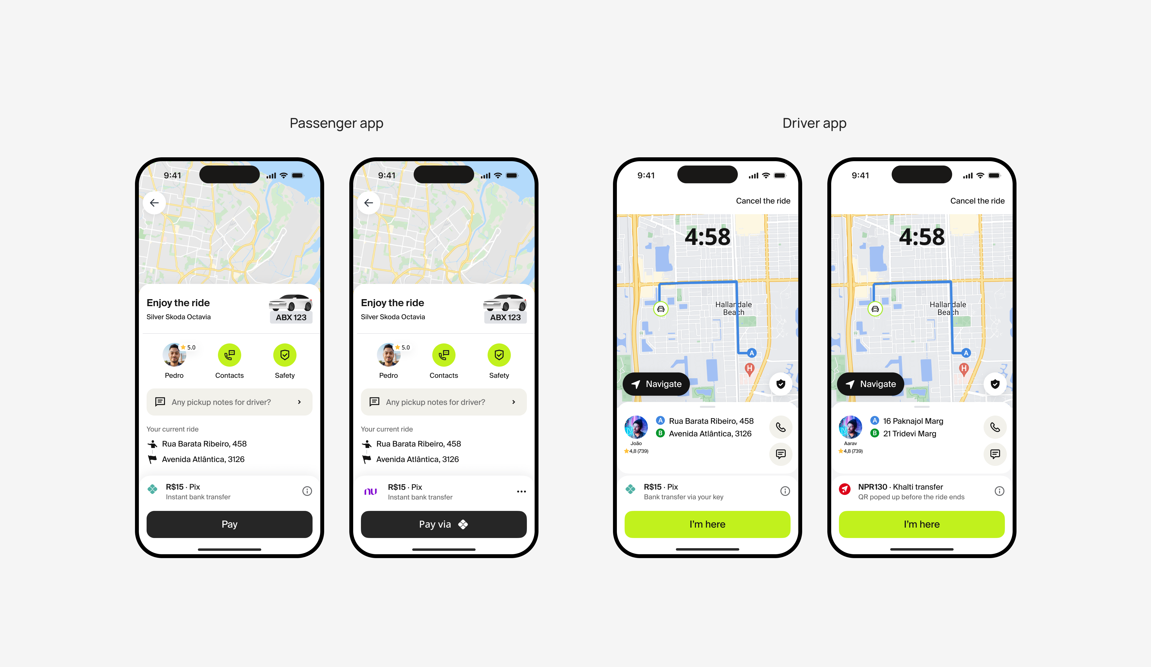 Passenger and driver app rollout